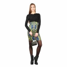 Versace Jeans Ladies Designer Bodycon Mini Wrap Dress Size 40 - Small