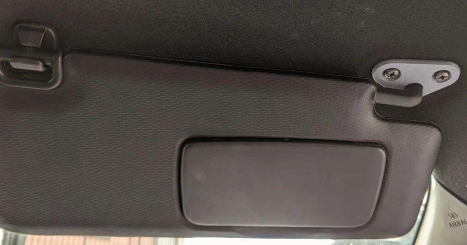 遮阳板支架适用于丰田 86 Scion FRS 斯巴鲁 BRZ 2 件装 — 第 2/4 张图片