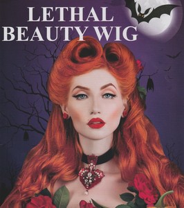 Ladies Poison Lethal Beauty Wig Ivy Long Red Hair ...