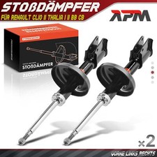 2x Stoßdämpfer Gasdruck Vorderachse für Renault Clio II Thalia I II BB CB