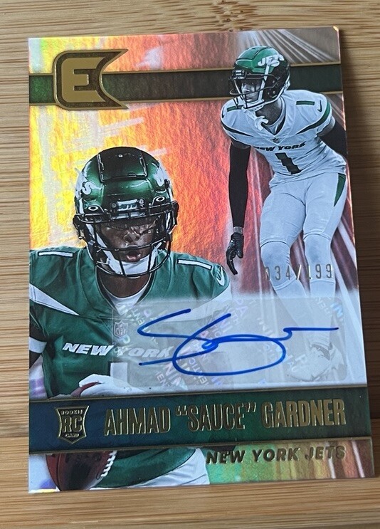 2022 Panini Chronicles Essentials Rainbow Sauce GARDNER Rookie Auto #/199