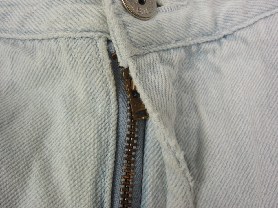 Pantalones Cortos Vaqueros Vintage LA Blues Para Mujer 18 Azul Cintura Alta Años 90 Foto 4 de 4