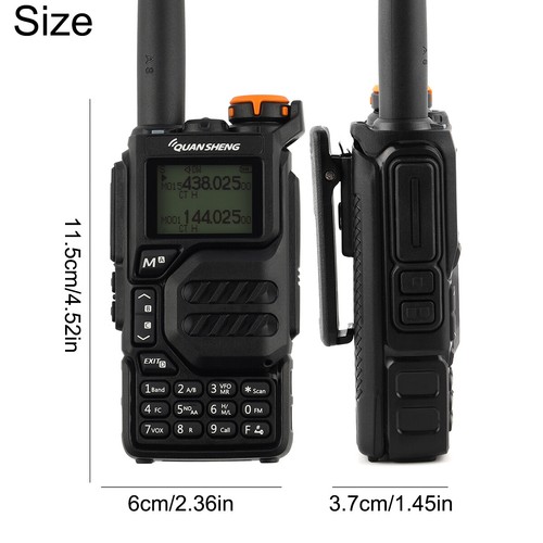 QUANSHENG UV-K5 Encrypt 50-599Mhz DTMF 5W Dual Band Two Way Radio Walkie Talkie - Picture 8 of 63
