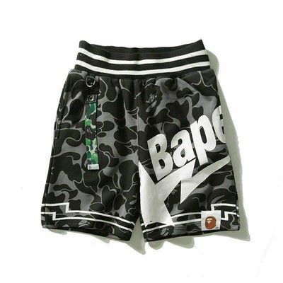 gray bape shorts