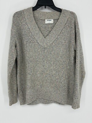Old Navy Multicolored Knit V-Neck Pullover Sweater Women's Size