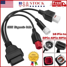 16Pin to 3 4 6Pin OBD2 Diagnostic Adapter Con...
