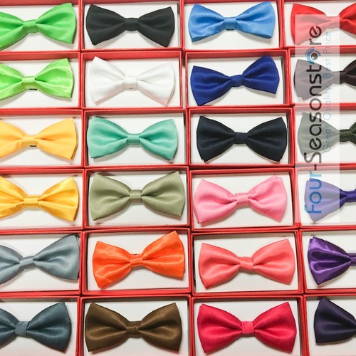 24 Plain Colors Style Children Toddler Baby Child under Age of 6 kid 1x bow tie - Picture 4 of 39