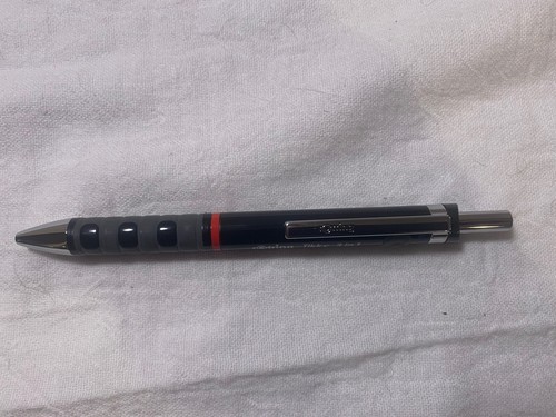 Rotring Tikky 3 In 1 Multi Pen Trio. Black Barrel. Blue, Red Pen & 0.7 Pencil