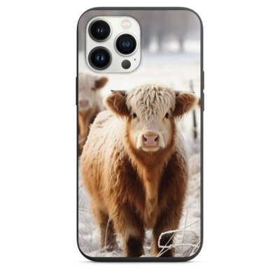 Beautiful Highland Cow Phone Case for iPhone 7 8 X XS XR SE 11 12 13 14 Pro Max