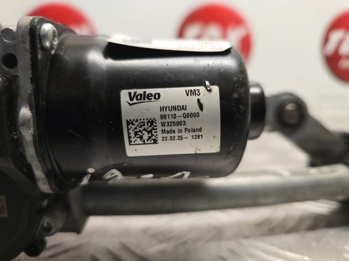 HYUNDAI I20N (BC3) 2020-2023 GENUINE FRONT WIPER MOTOR + LINKAGES 98110-Q0000 - Picture 4 of 10