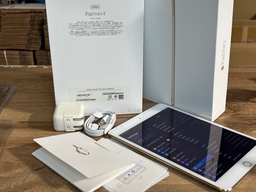 EXCELENTE Apple iPad Mini 4 WiFi + Celular 128Gb Dorado MK782J A1550 CAJA ORIGINAL - Imagen 2 de 20