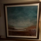 “New Horizons” by Cat Tesla. 41x41 Framed  Nature Landscape Art Print — photo 1