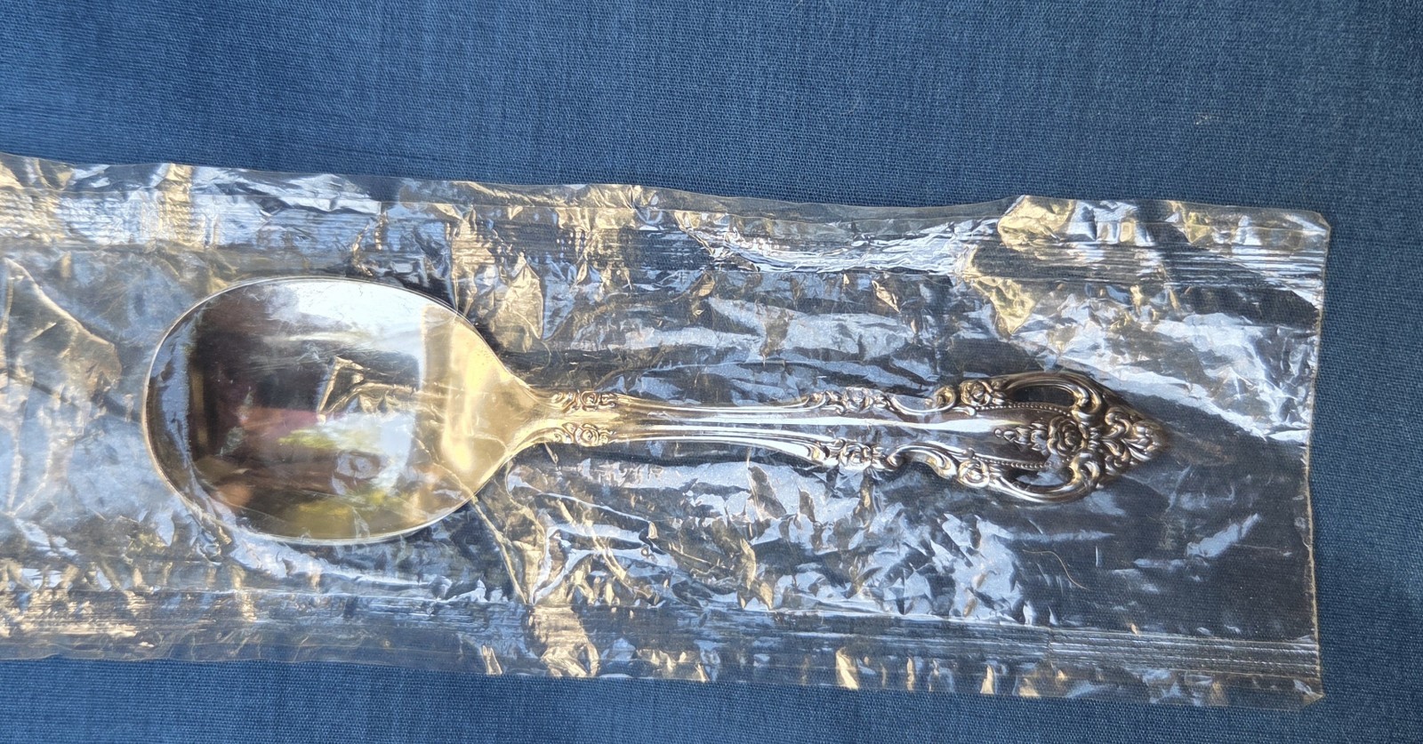 NEW ONEIDA BRAHMS 4 3/8-inch BABY SPOON COMMUNITY STAINLESS In Plastic Sleeve