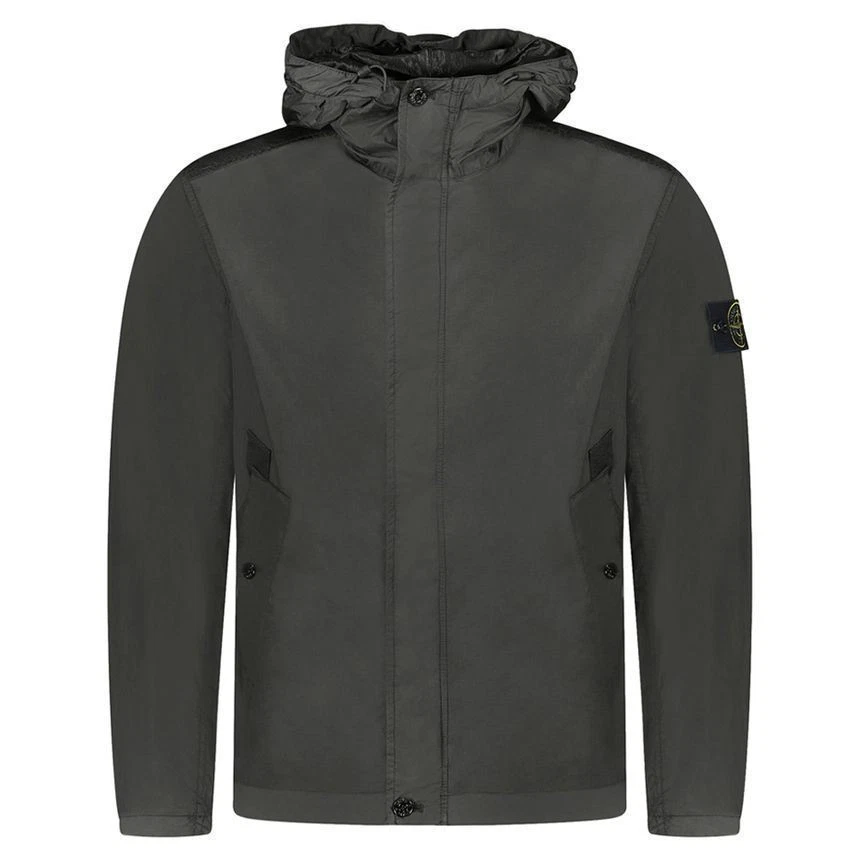 Stone Island Stone 25SS Stemma tinto in capo giubbotti pieghevoli giacca antracite