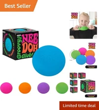 Assorted Colors NeeDoh Stress Ball - Hypoallergenic Fidget Toy for Mindfulness