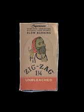 Zig-Zag Unbleached Rolling Papers 1 1/4 - Box of 24