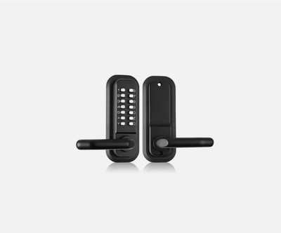 Mechanical Keyless Entry Door Lock 14 Digit Keypad & Handle Embedded No HARDWARE