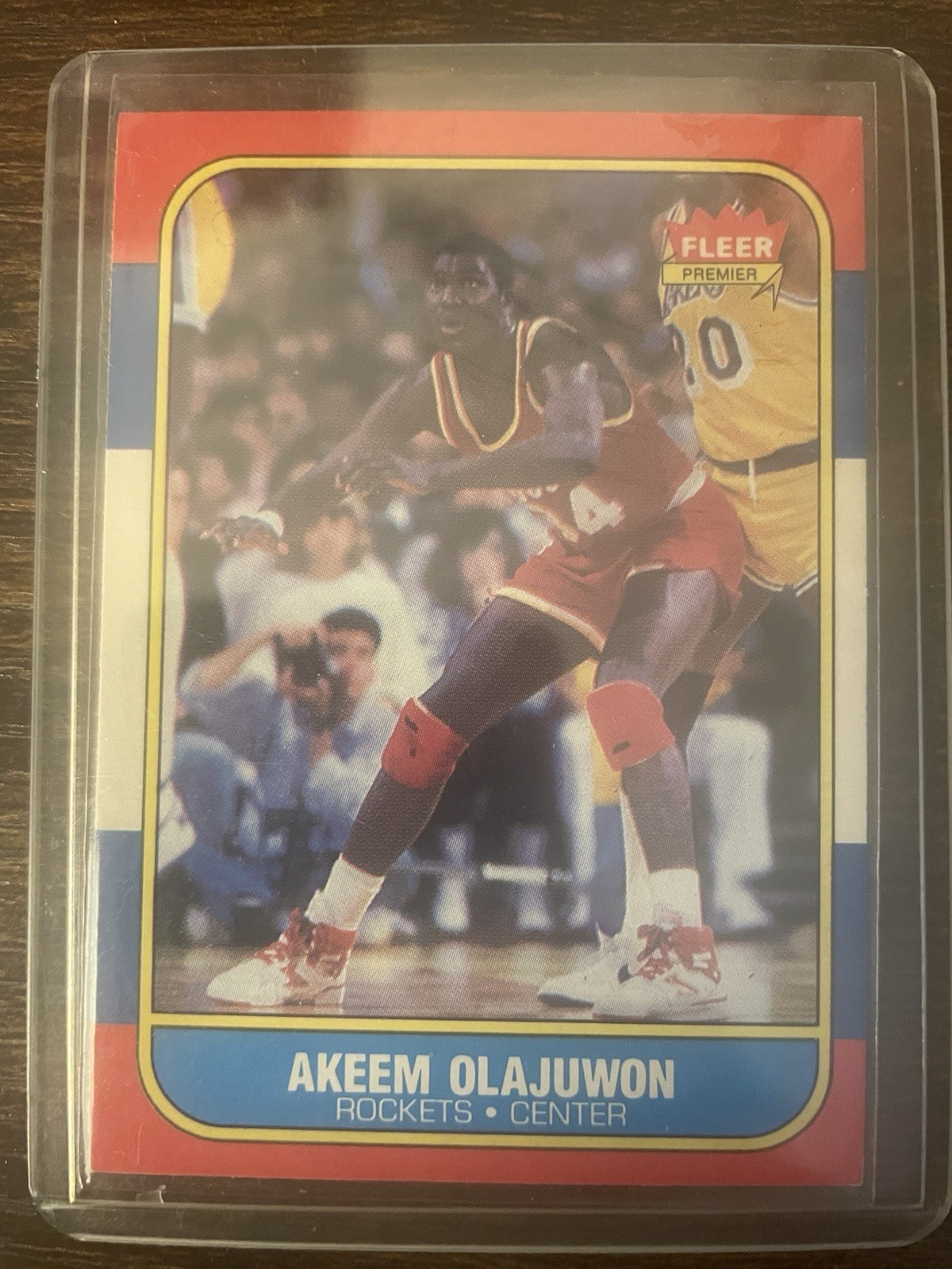 1986-87 Fleer - Akeem Olajuwon #82 Houston Rockets Basketball