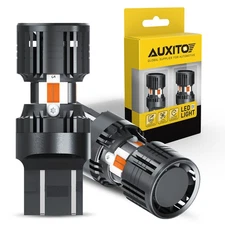 7443 7440 7444 LED Amber Yellow Front Rear Turn Signal Parking DRL Light Bulbs