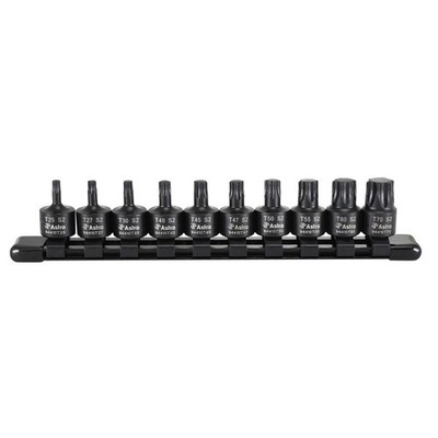 Astro Druckluft Werkzeug 94410T 10 Stück 3/8 Antrieb Nano Impact Torx Bit Steckschlüssel