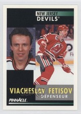 1991-92 Pinnacle French Viacheslav Fetisov #101 HOF 0b4