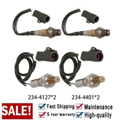 4pcs Oxygen Sensor Upper+Lower For 2007-2010 Ford Explorer Sport Trac 4.0L 4.6L