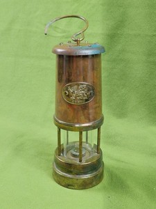 Miner's Lamp 真鍮製ランプ Made in Wales Welsh Miners Lamp | eBay