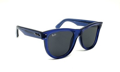 Ray Ban Sunglasses Wayfarer Reverse Transparent Blue/Grey 0502S 6708/GR 53mm