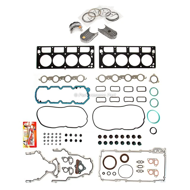 Full Gasket Set Bearings Rings Fit 08-09 Pontiac G8 6.0 OHV - Image 2 of 4