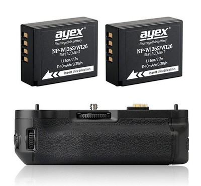 Meike Batteriegriff für Fujifilm X-T1 + 2x NP-W126S Akku