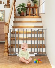 Baby Gate Auto Close, 29"-40" Dog Gate Indoor for Stairs  Doorways