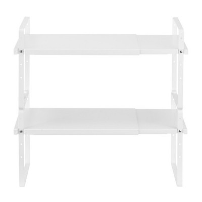 Space-Saving Kitchen Shelf Riser, Expandable Stackable 16-25.6in