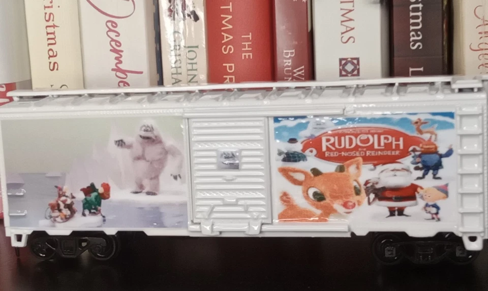 HO gauge Rudolph the red nosed reindeer Christmas scale train boxcar Athearn - Image 4 of 4