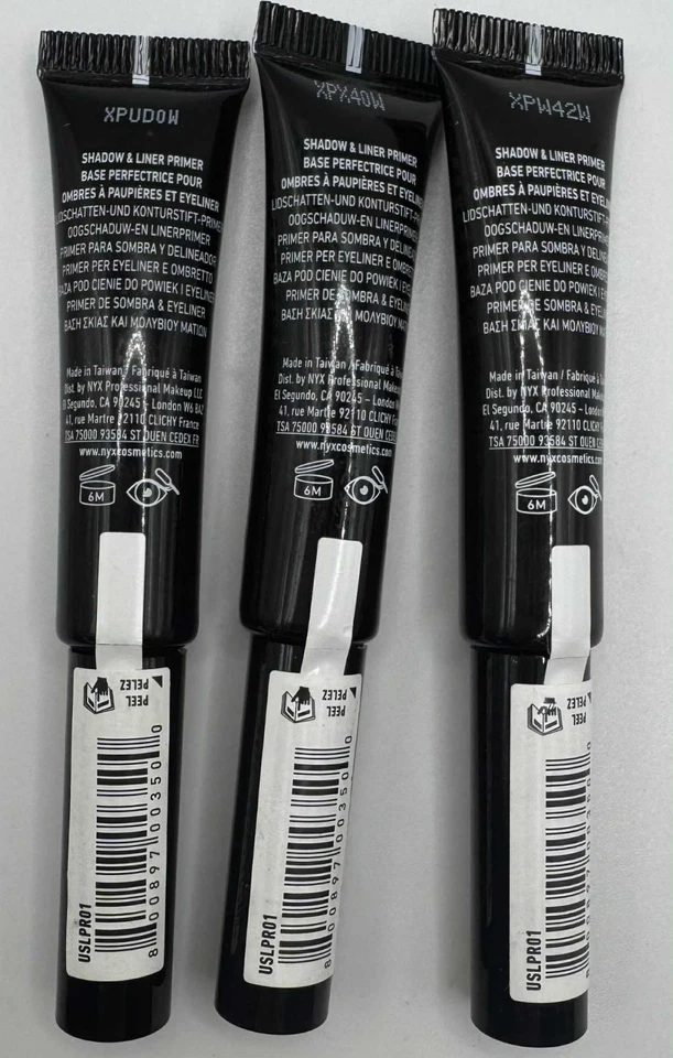 3PK NYX Shadow & Liner Primer ~ 0.27 FL OZ EACH ~ LIGHT ~ SEALED ~ FAST SHIPPING - Image 2 of 2