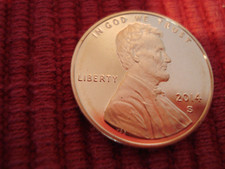 2014 S Lincoln Gem Proof Shield Penny