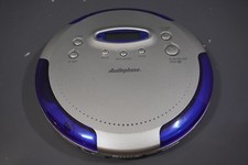 Audiophase CD-315 Portable CD Compact Disc Player Blue Anti-Skip Tested, WORKING