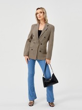 Womens Casual Blazer Jacket Long Sleeve Work 0ffice Blazer Lapel Jacket