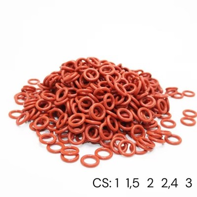 O-Ringe Dichtringe Dichtung ringe 10 Stk VMQ55 ID 2-27mm CS 1-3mm -35 bis +200°C