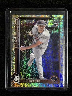 2025 Topps Series 1 - Brant Hurter (RC) Sand Glitter Foil #348 Tigers 