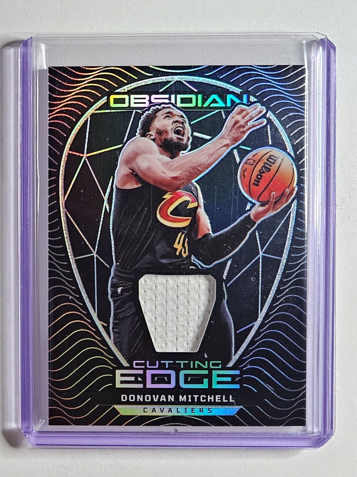 Donovan Mitchell 23-24 Obsidian Cutting Edge MEM /249 #CE-DMI Cavs 👕