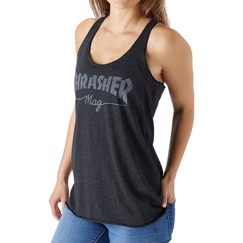 Thrasher Magazine Logo Racerback Tank Big Kids Style : 134126 - Picture 1 of 1