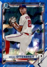 2021 Bowman Draft Sapphire Edition #BDC-170 Micah Ottenbreit