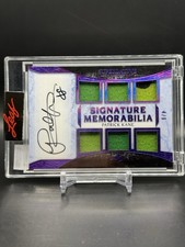 Parche de recuerdos Leaf Superlative Patrick Kane Signature 2020-21 púrpura automático/9