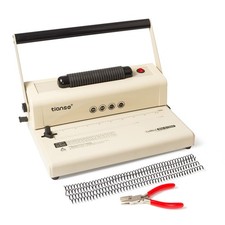 Coil Binding Machine, Electric Coil Inserter, Manual Round Hole Punch, 15 She...