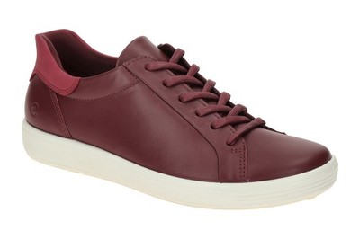 Ecco Schuhe SOFT 7 EASY SLIP LACE rot Damenschuhe 47084361331 NEU