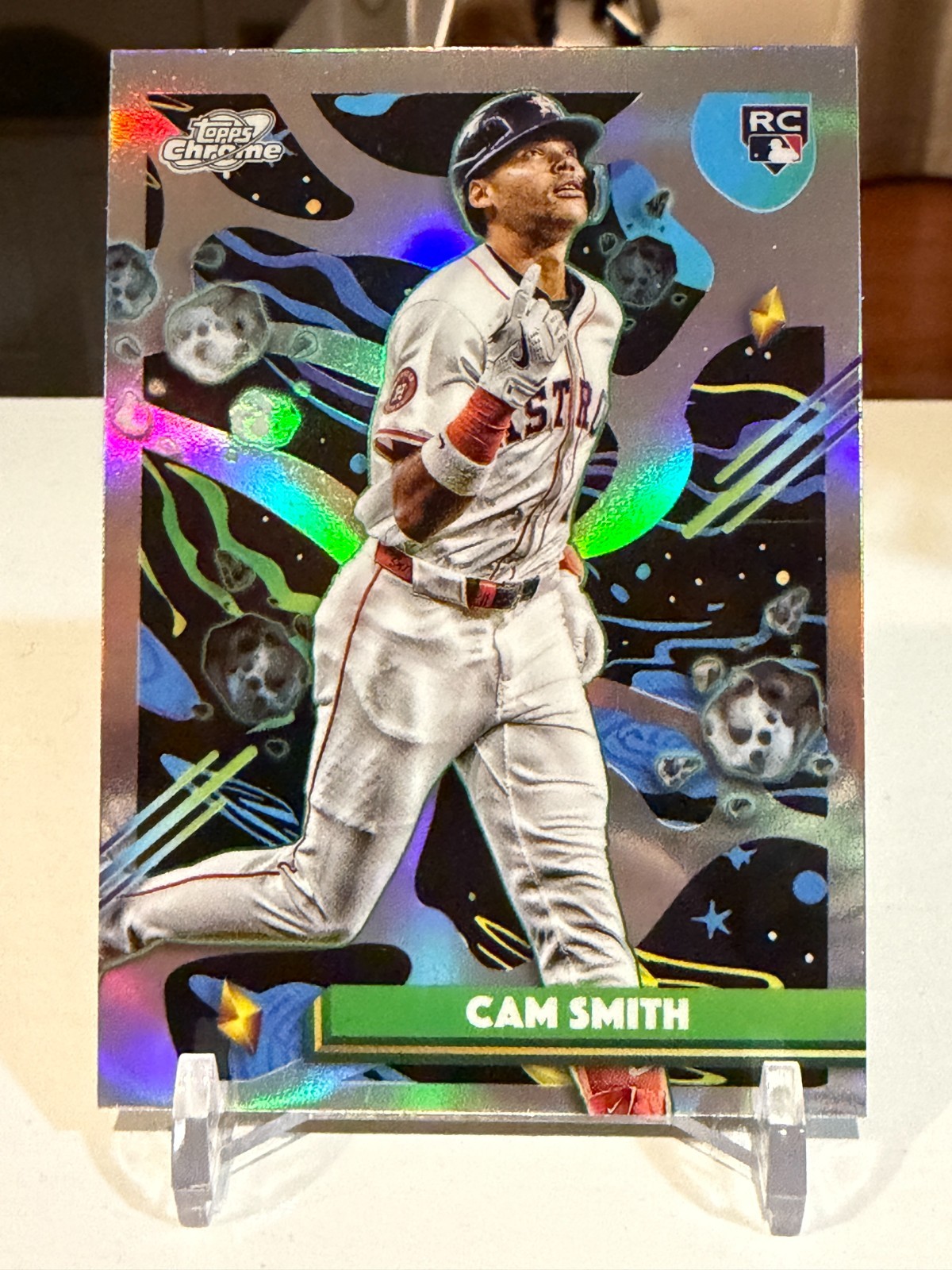2025 Topps Cosmic Chrome Cam Smith Refractor RC #166 Astros ROOKIE