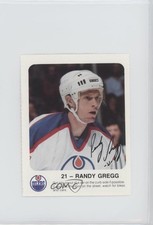 1986-87 Red Rooster Edmonton Oilers Grocery Store Issue Randy Gregg #21 1d3