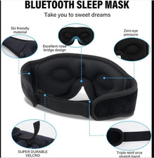 Sleep Mask with Bluetooth Headphones, 3D Sleep Mask Wireless Music Eye Mask