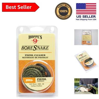 Ultimate Hoppe's Boresnake Cleaner: Perfect for .380, 9mm, .38 & .357 Firearms