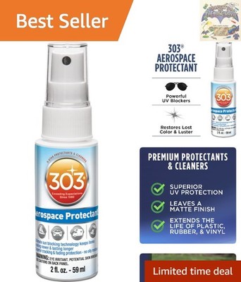 2 Fl. Oz. Aerospace Protectant   Non-Toxic UV Shield for Vinyl, Plastic & More